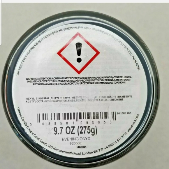 WoodWick Evening Onyx Hourglass Candle - Picture 5 of 7